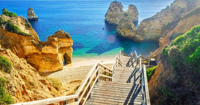 Portugal - Algarve - Mer - Voyage entre solos
